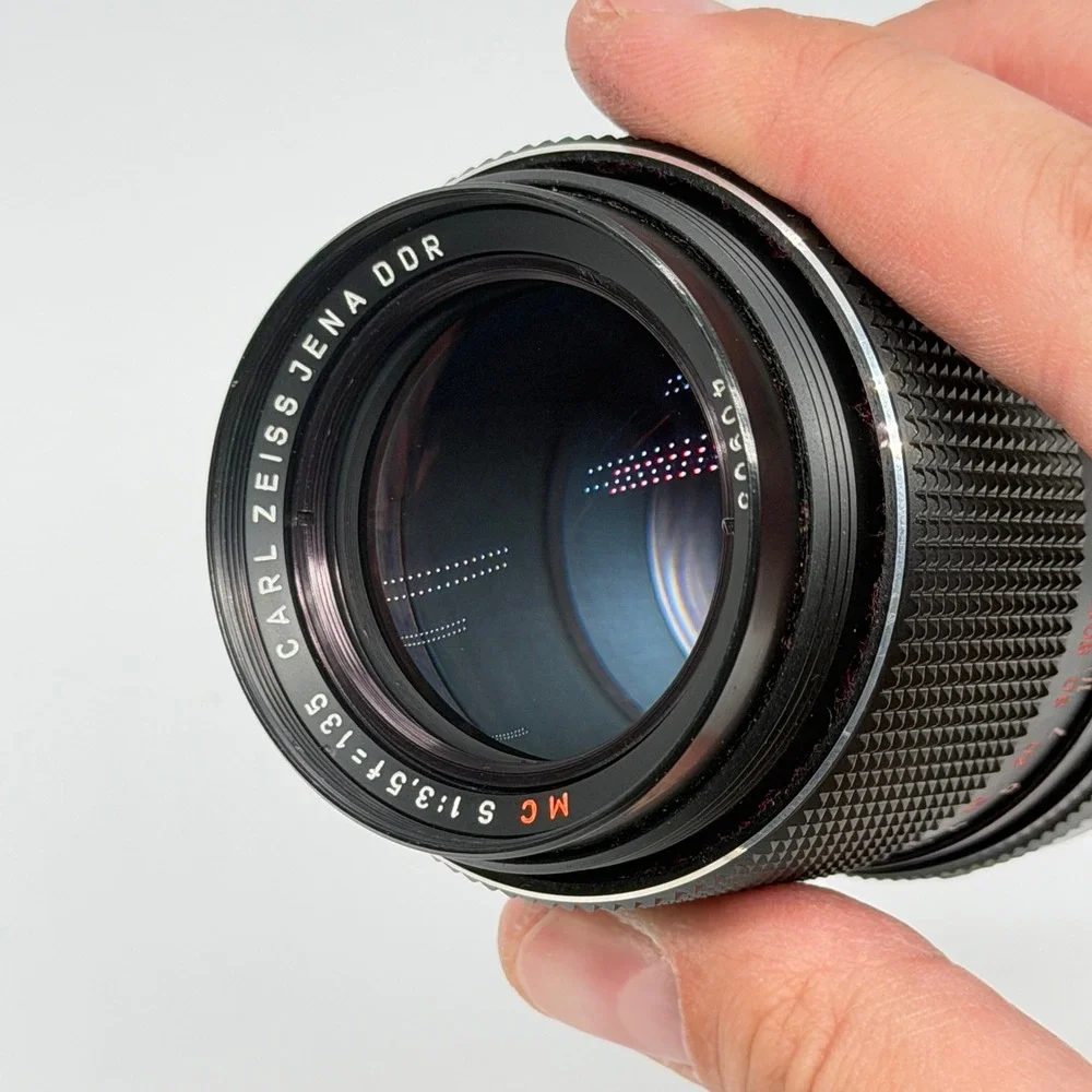 Carl Zeiss Jena DDR MC S 135mm f3.5 Manual Focus Prime Lens M42 Mount 40905
